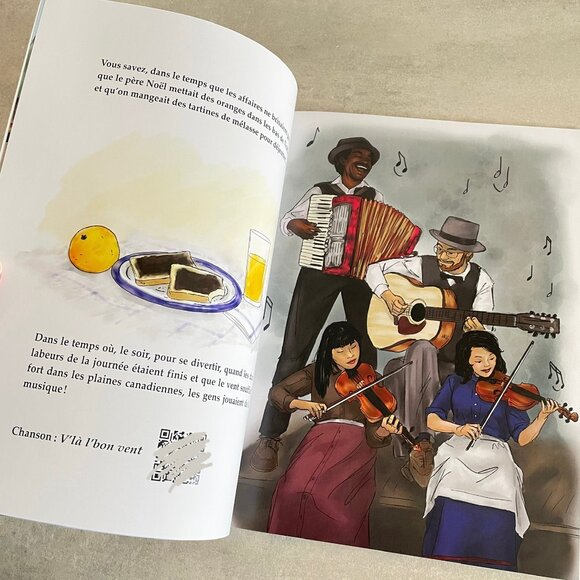 Les cordes enchantées - musique folklorique Québécois QR - Quebec album d’enfant - Picture 4 of 4